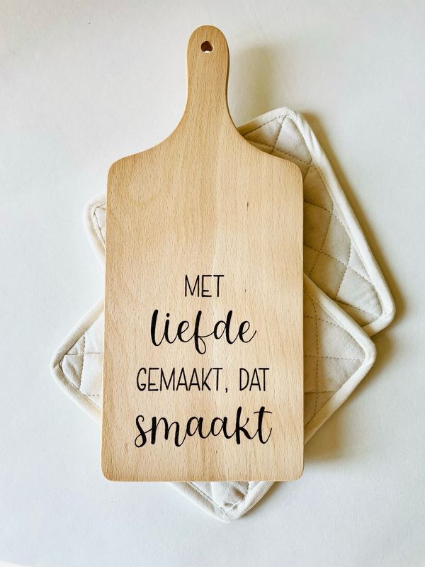 Serveerplankje &quot;met liefde&quot;