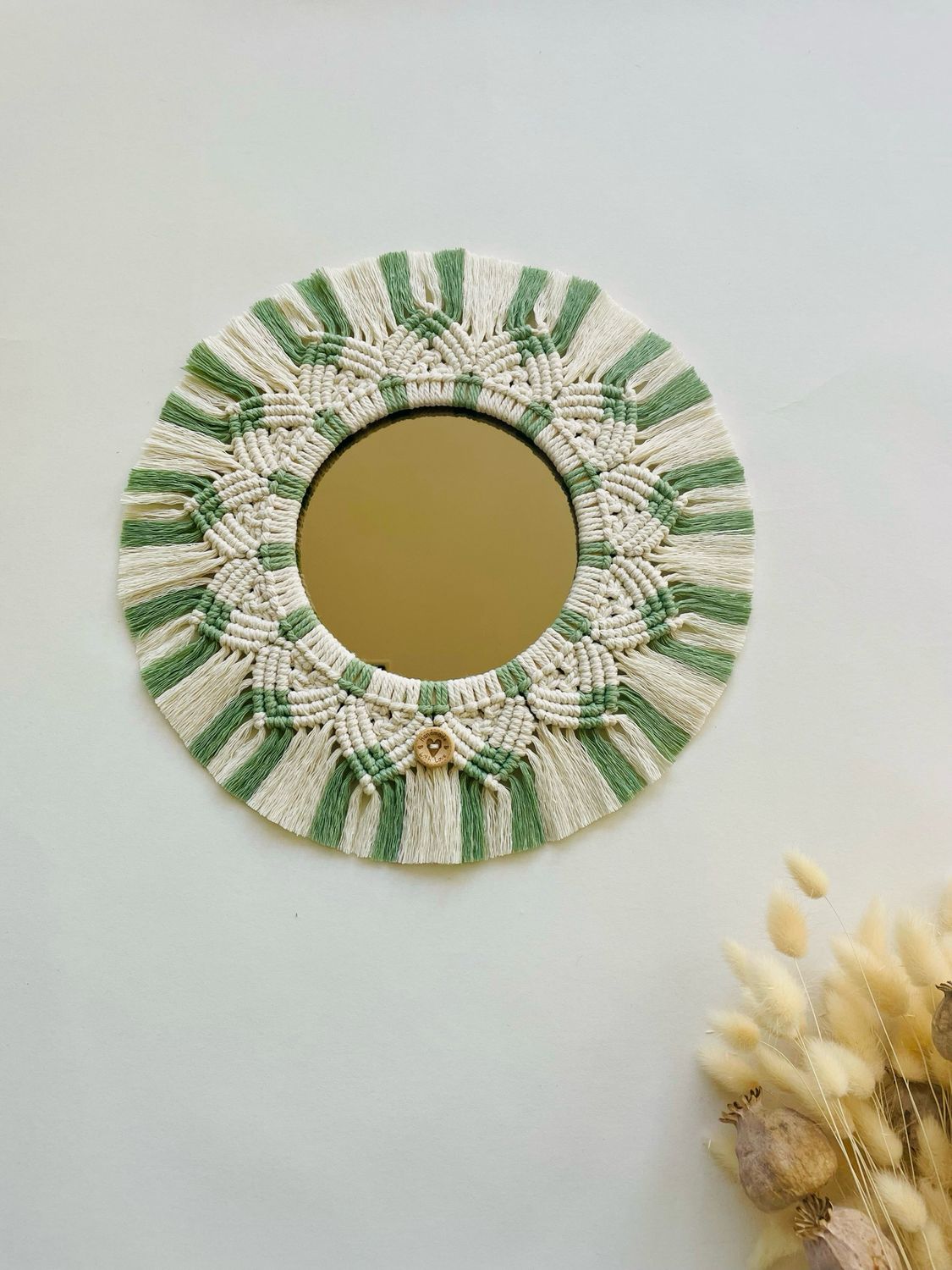 Spiegel macramé