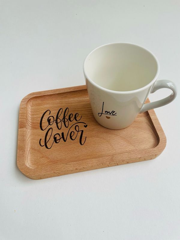 Koffieplankje + GRATIS tas
