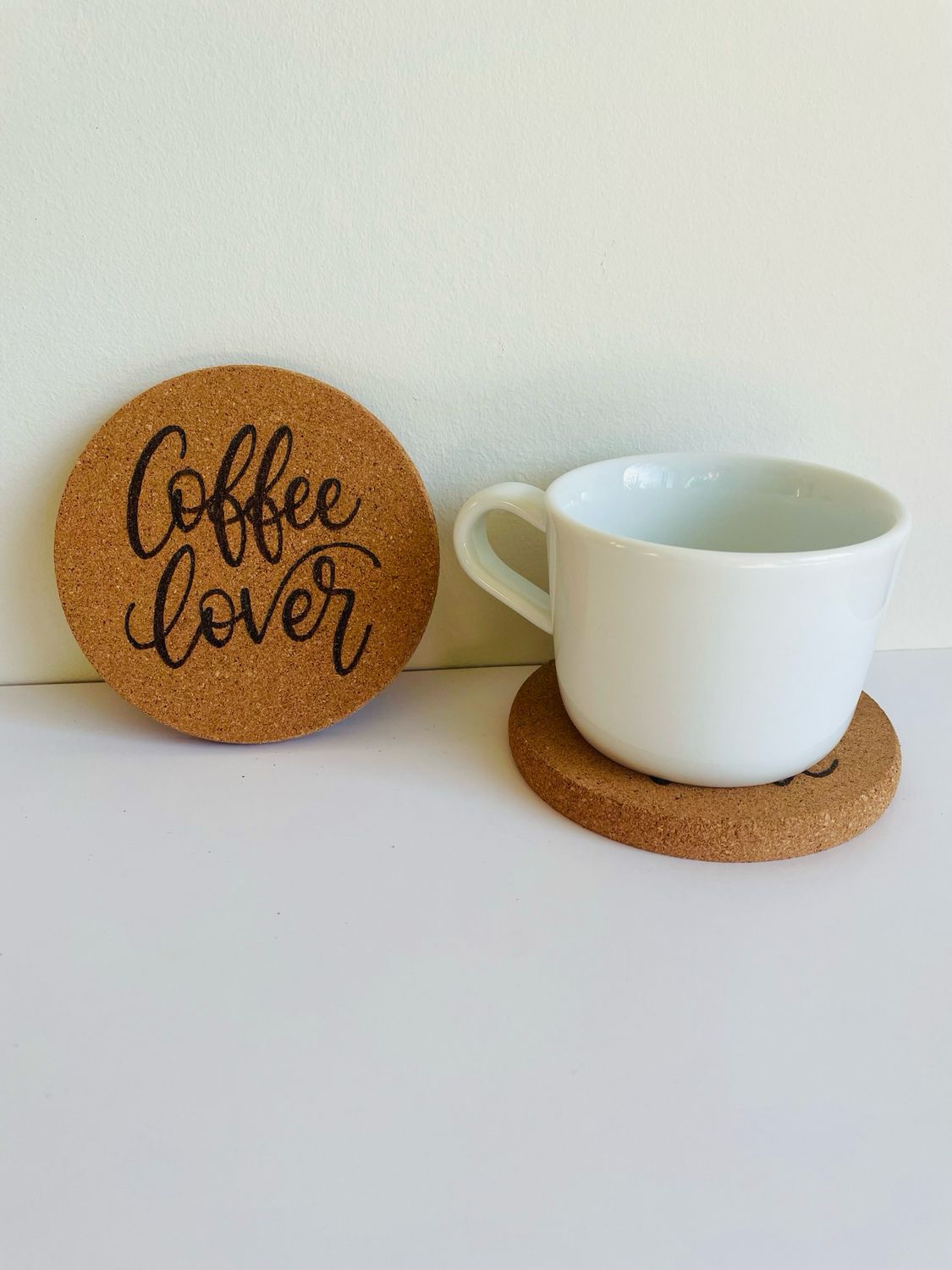Onderzetter kurk “Coffee lover”