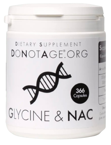 Glycine & NAC2 366 Kapseln -6 Monatspaket- je 300mg pro Kapsel