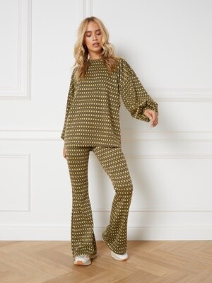 knitted flare pants ABBA | RD