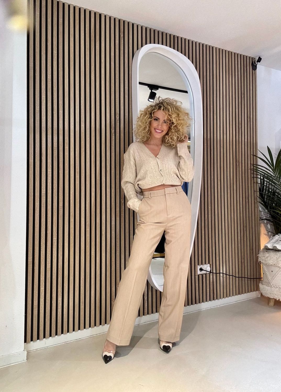 High Waist Wide Pants Iris