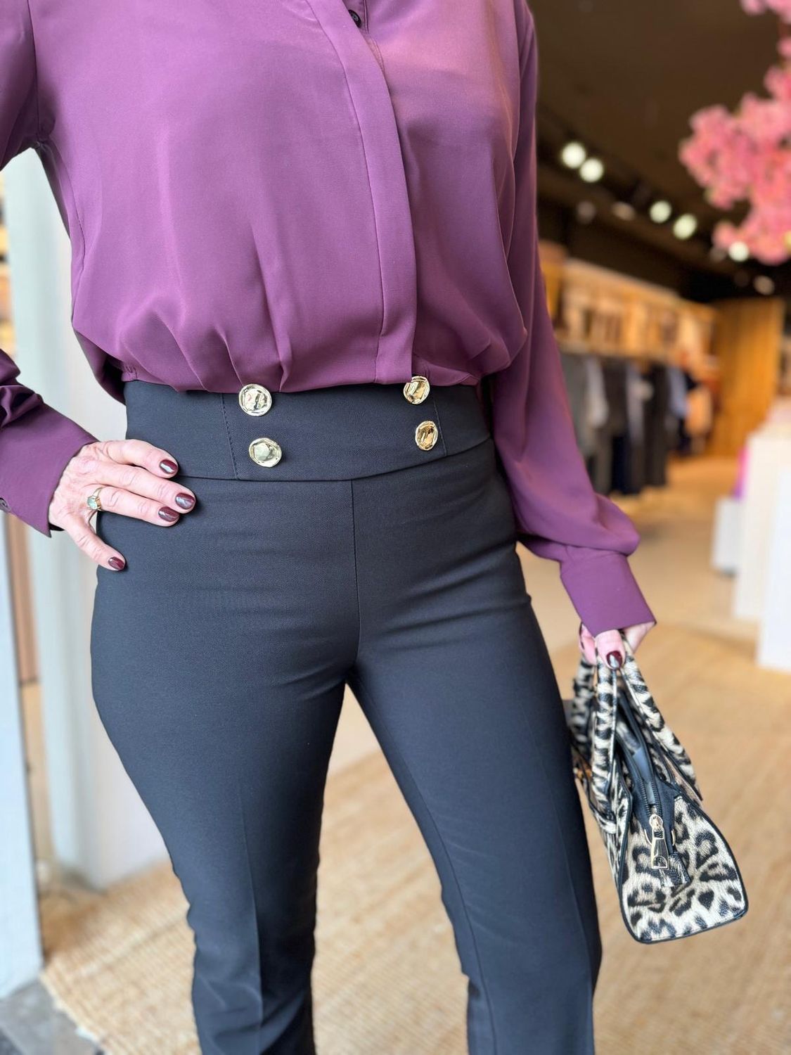 Pants Mila, Kleur: Black, Maat: XS