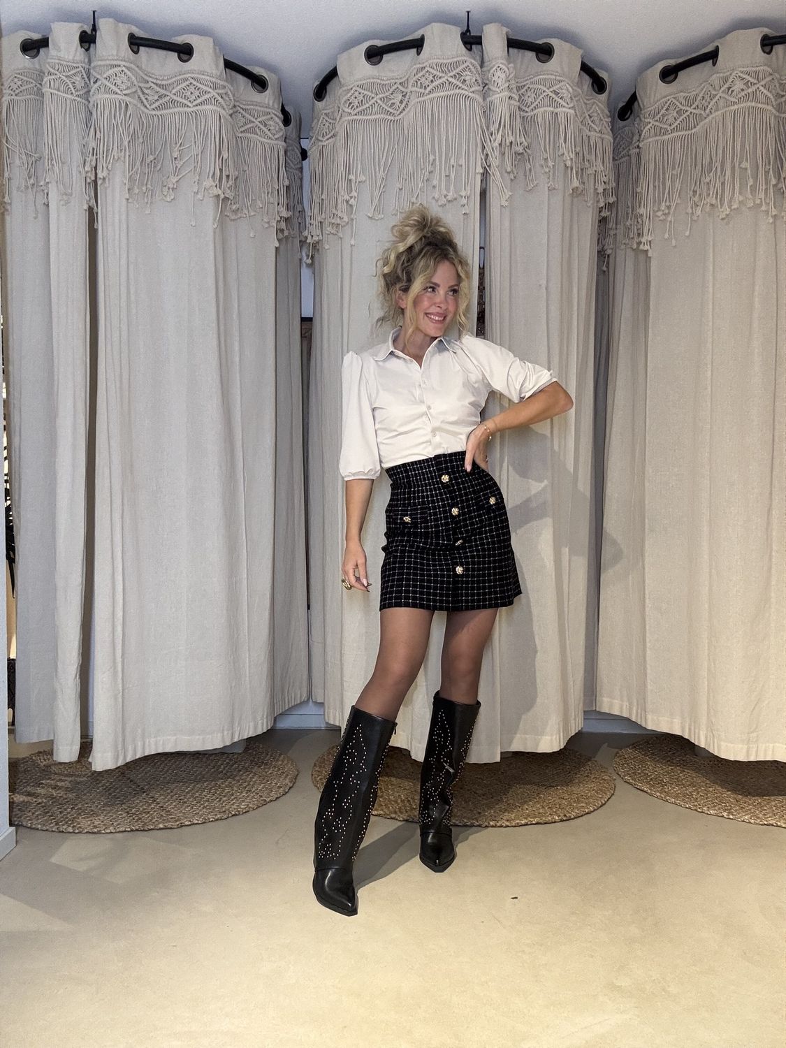 Rok Josie, Kleur: Zwart, Maat: S/M