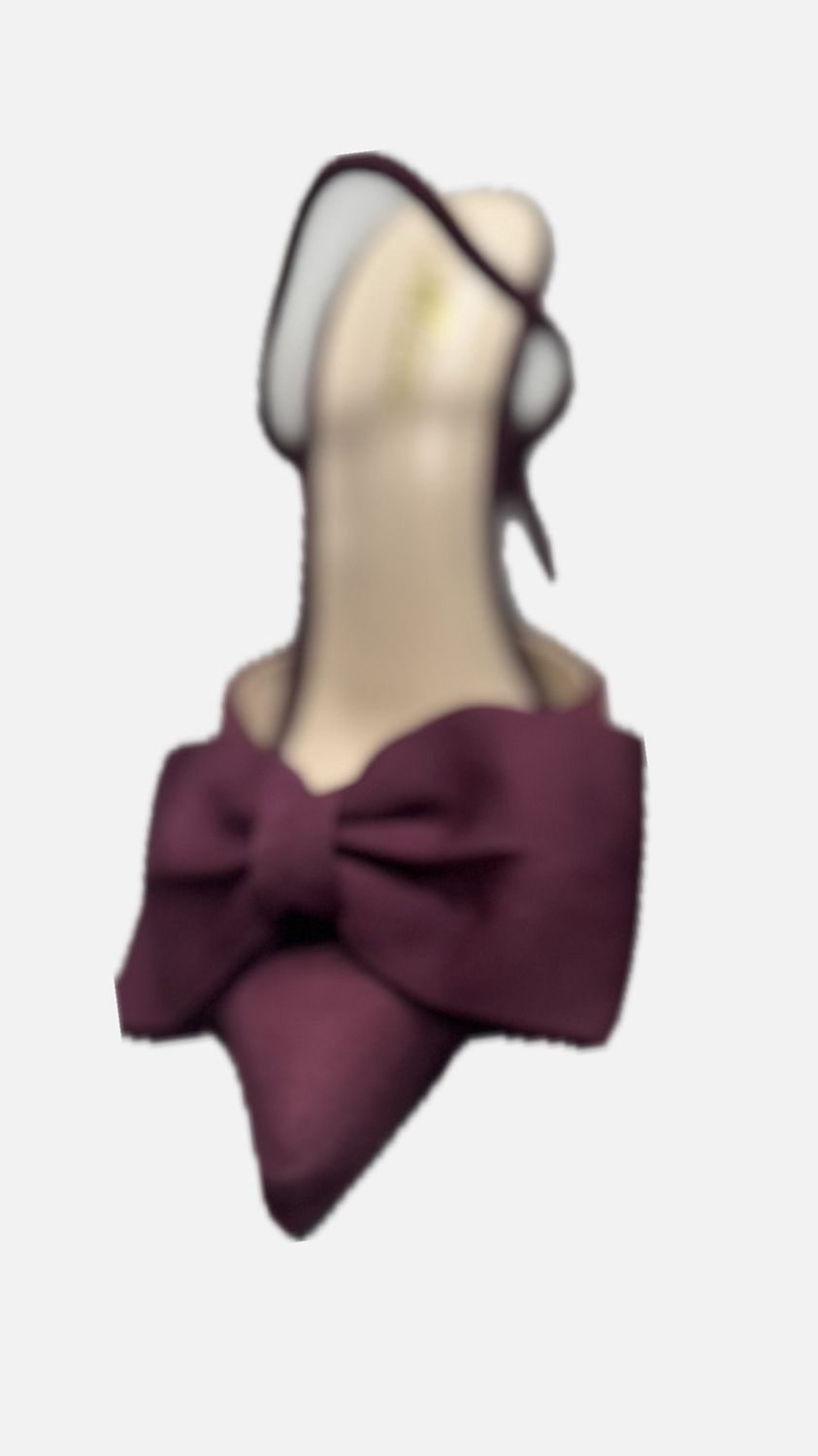 Heels Bow Alice, Kleur: Bordeaux, Maat: 36