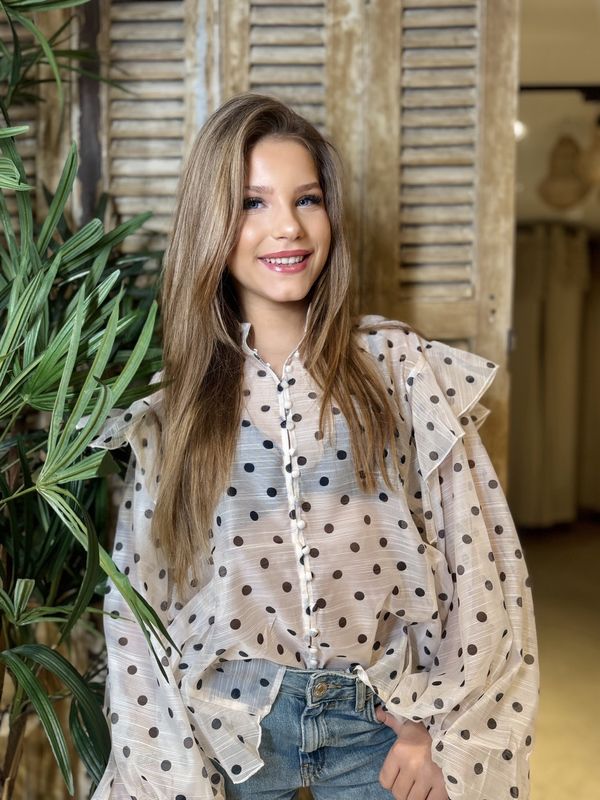 Polkadot Blouse Javy