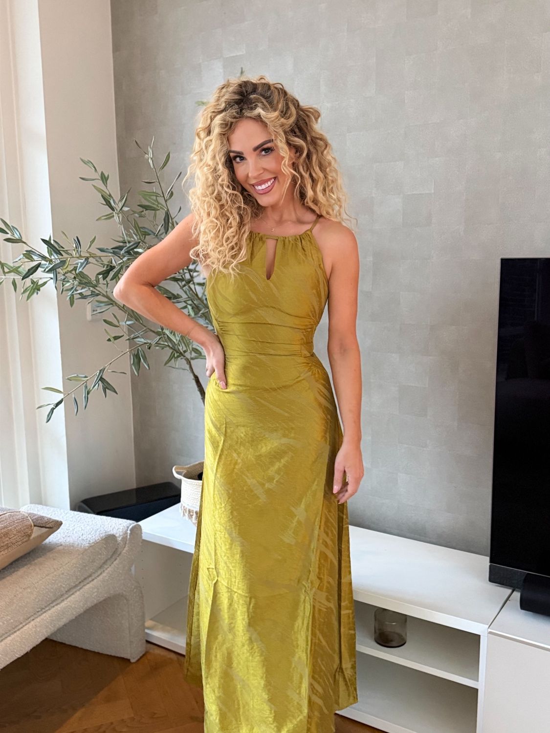 YASWIMMA LONG STRAP DRESS