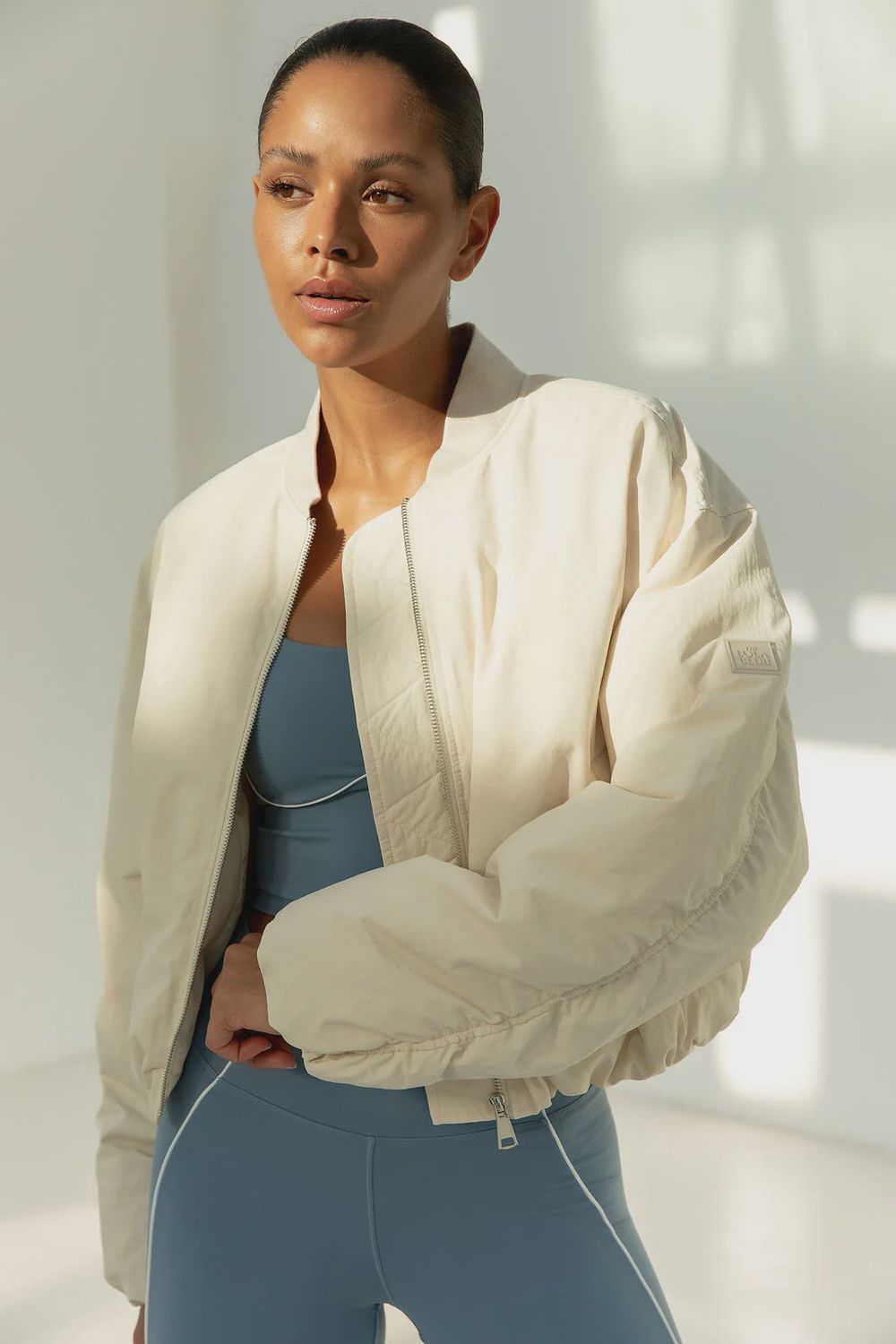 The Lola Club Lee Bomberjack, Kleur: Cream, Maat: S