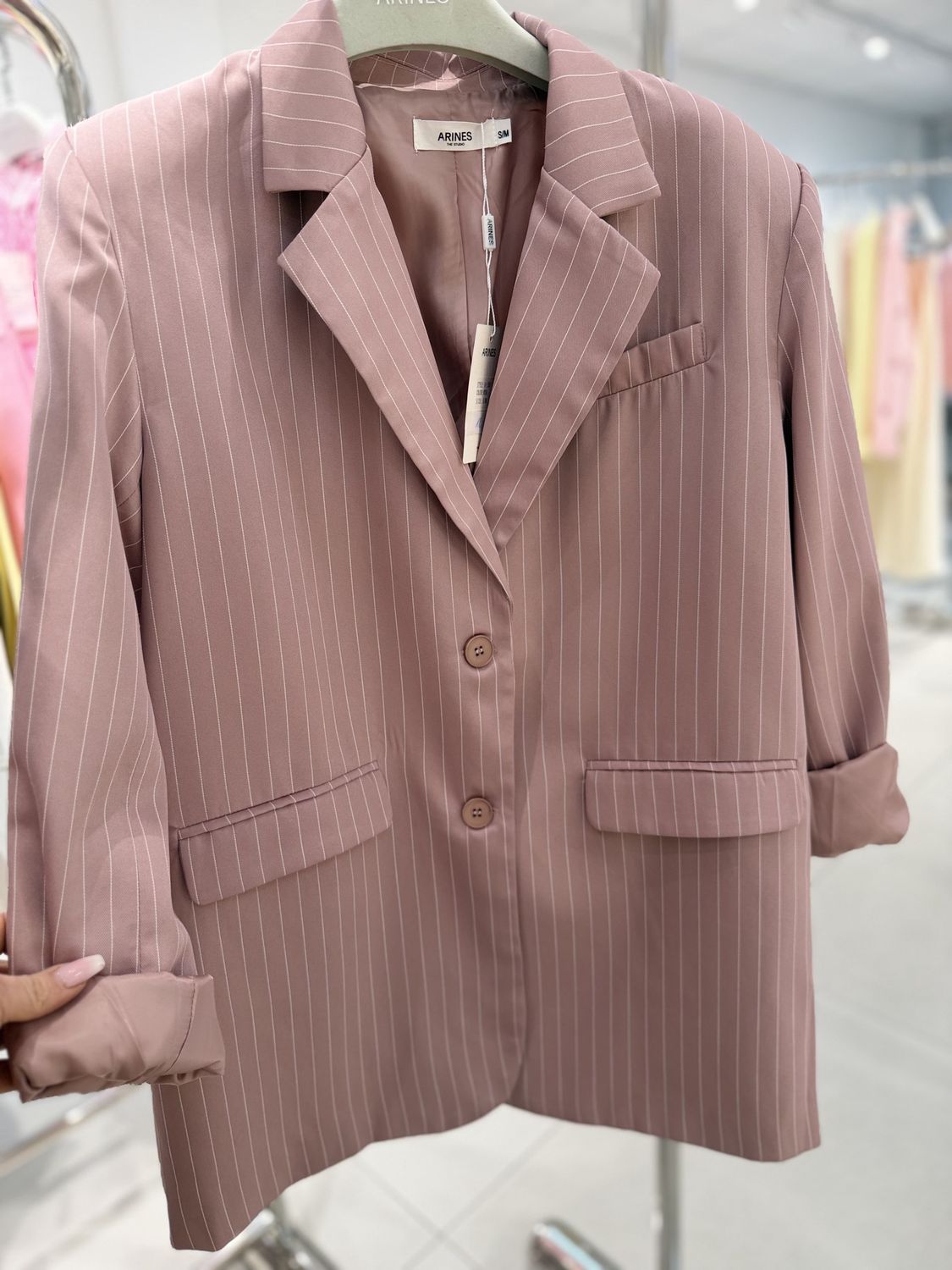 Blazer Julia, Kleur: Rosa, Maat: S/M