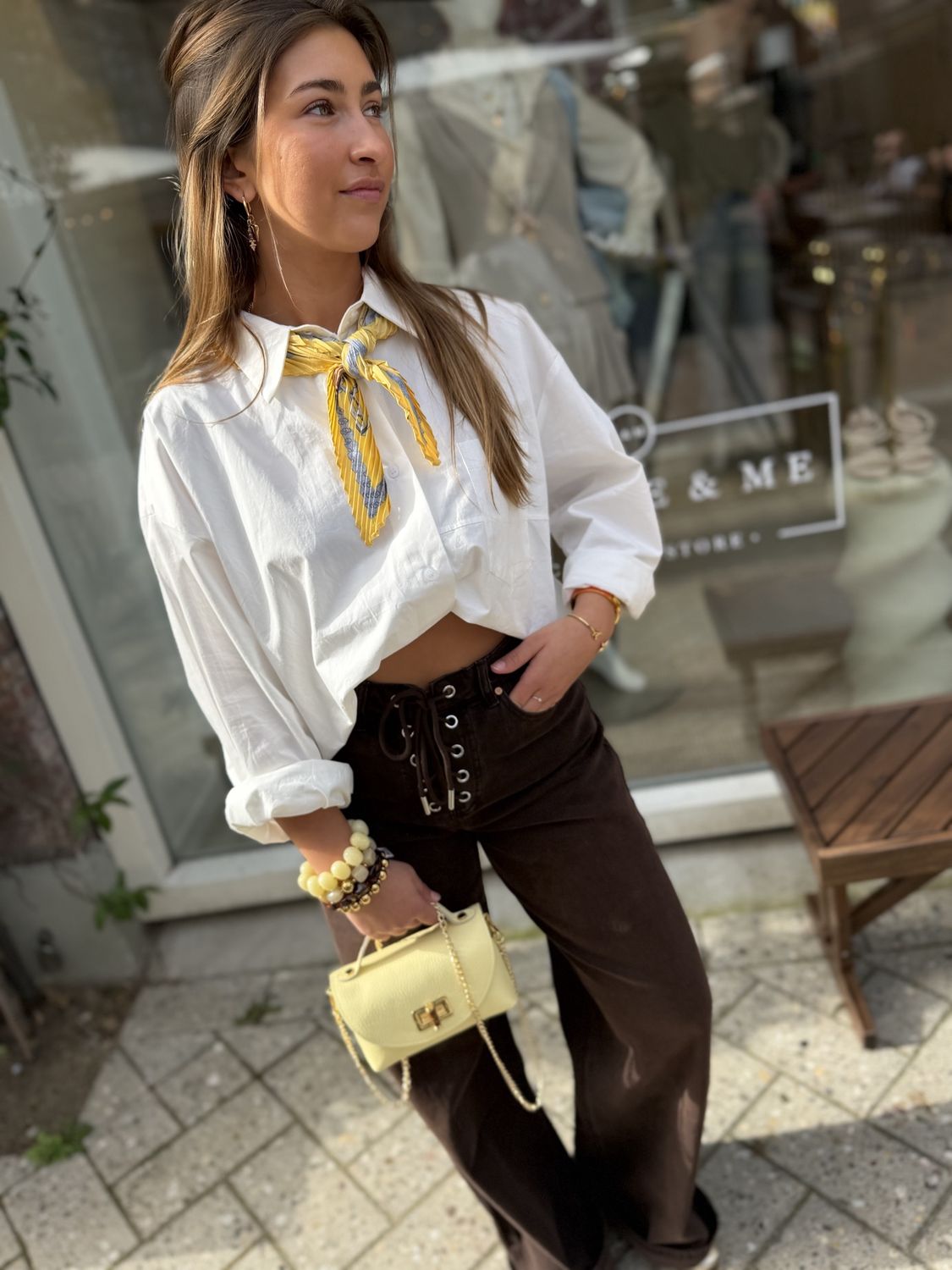 Blouse Blaize, Kleur: Wit, Maat: One Size