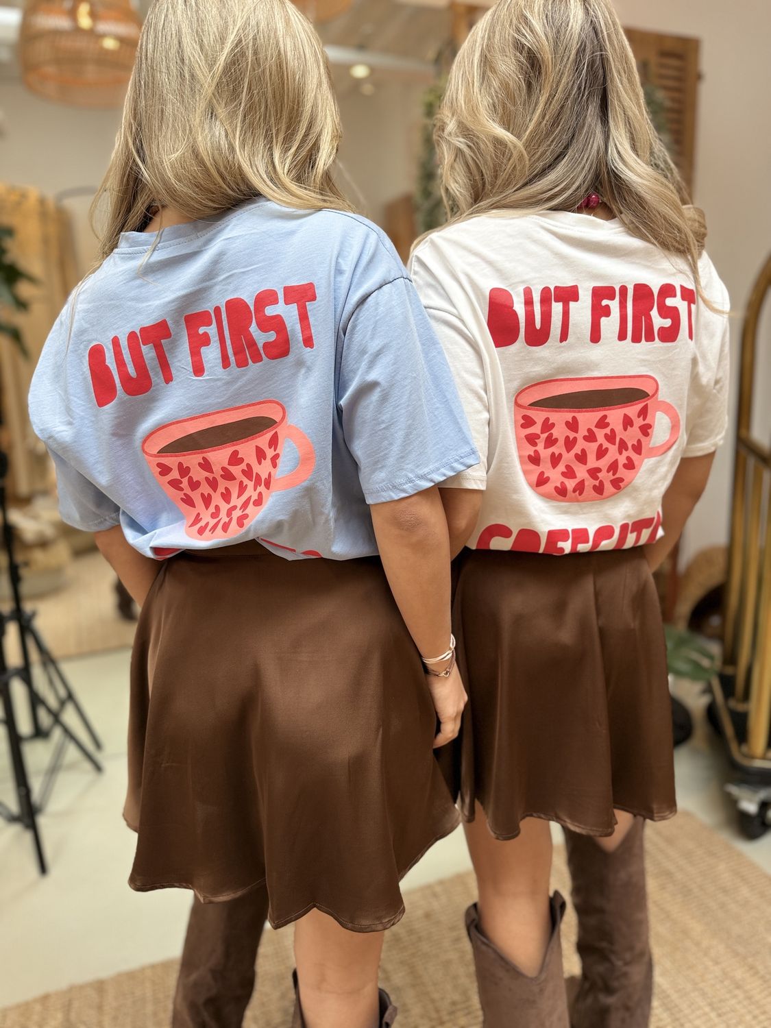 T-shirt but first cafecito