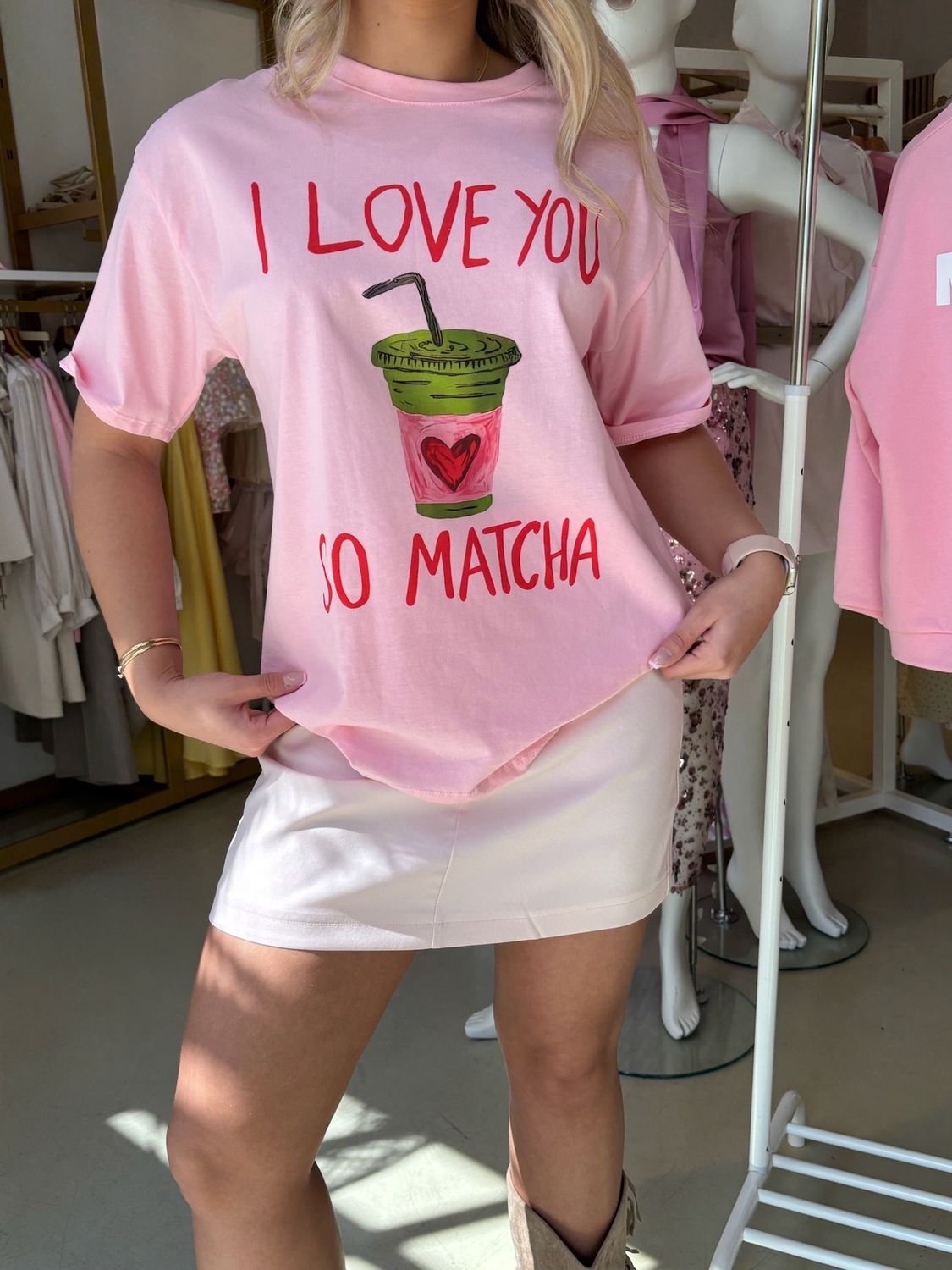 Tee I love you so Matcha