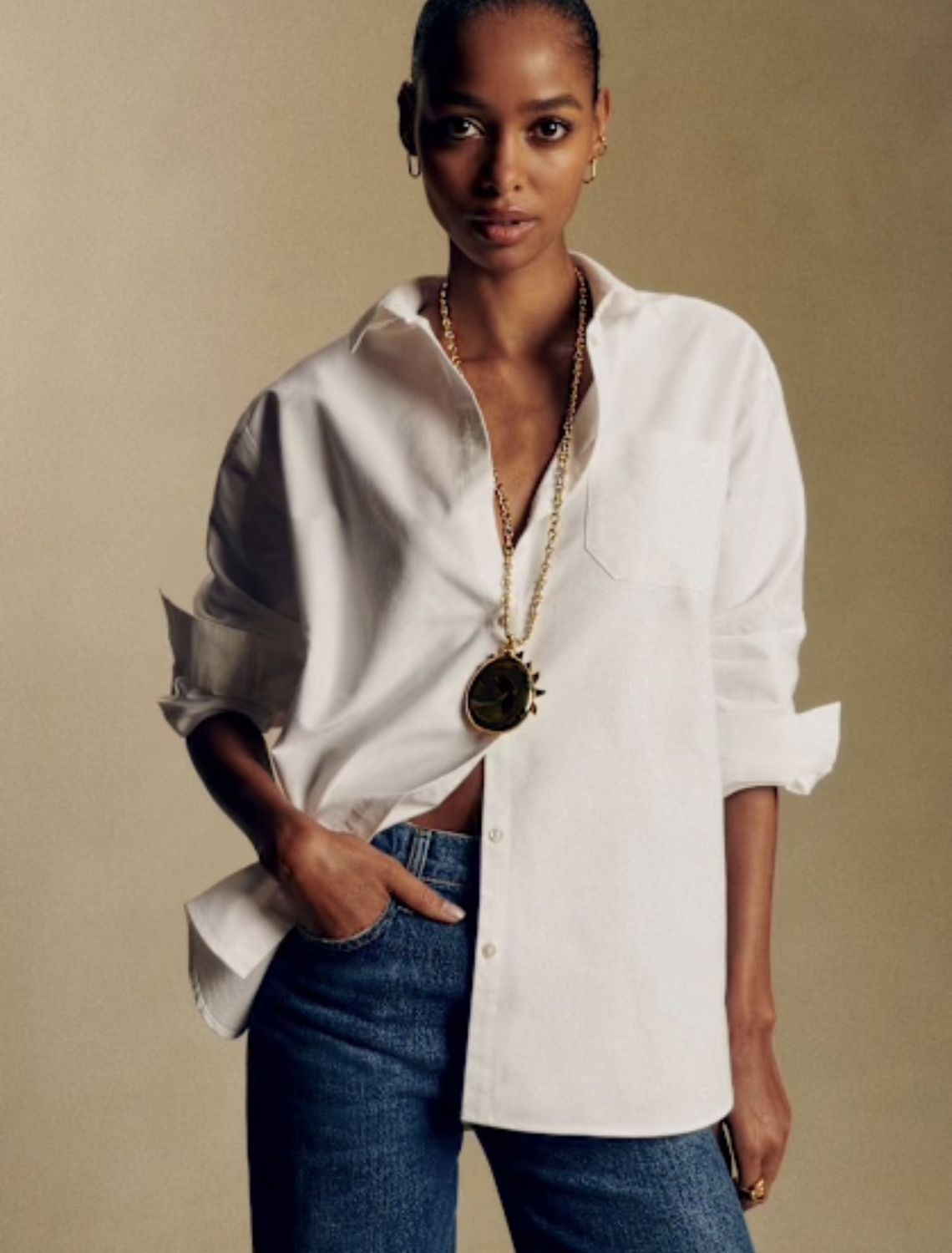 The Oxford Blouse Oversized