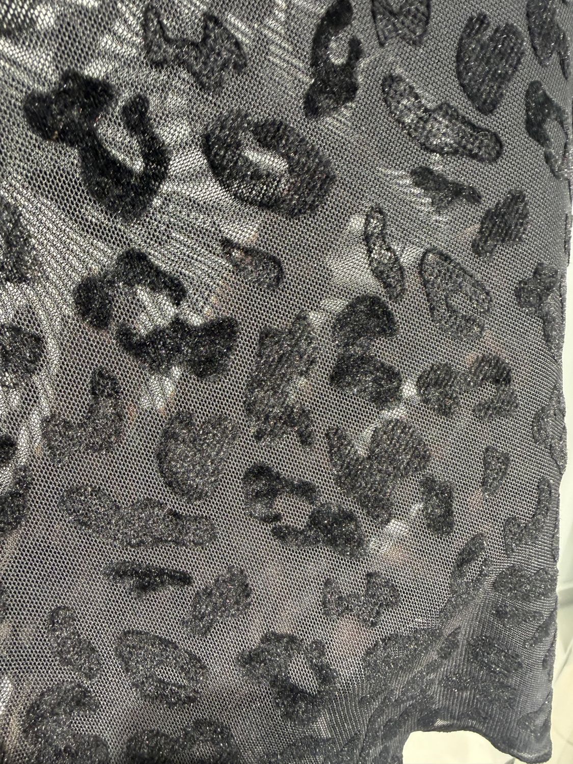 Top Lola Leopard, Kleur: Black, Maat: S/M