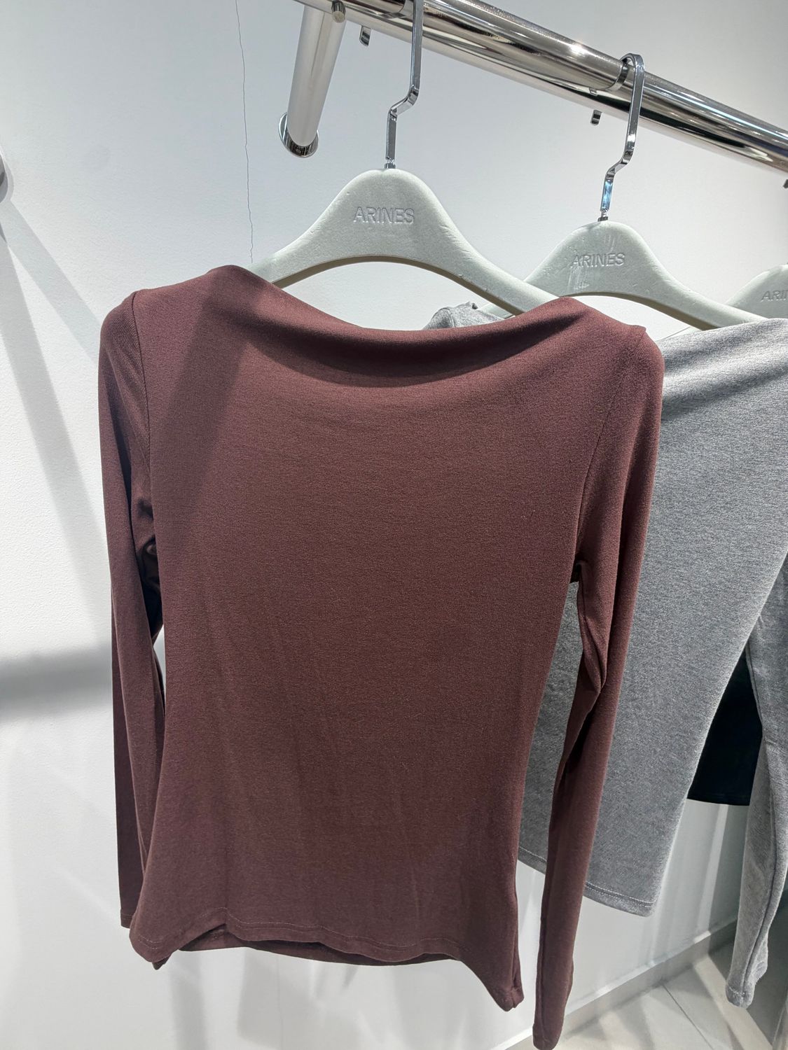 Top Mae, Kleur: Espresso, Maat: S/M