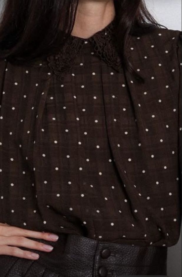 Margot Polka Dot Lace Blouse 61455LT