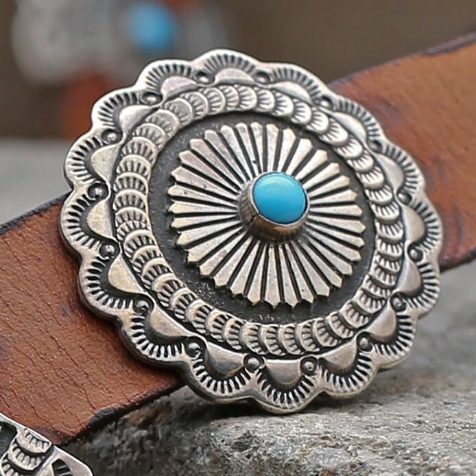 Lee Charlie concho belt- Concho belt 110