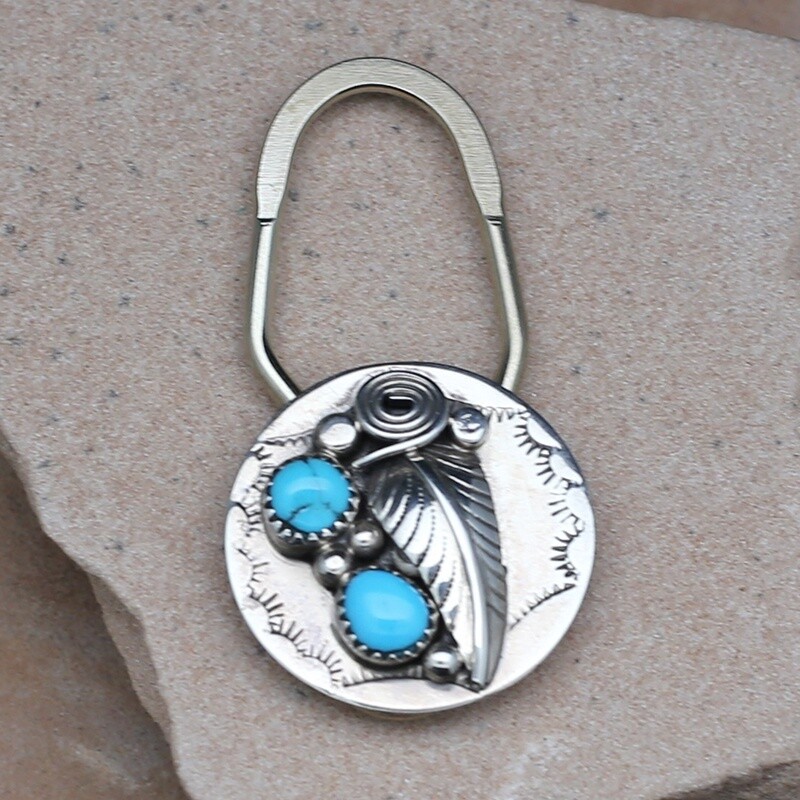 Two stone Navajo Key Chain