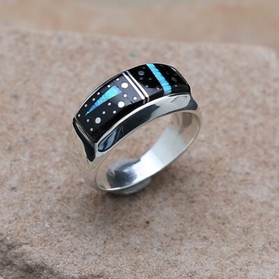 Night Sky inlay ring