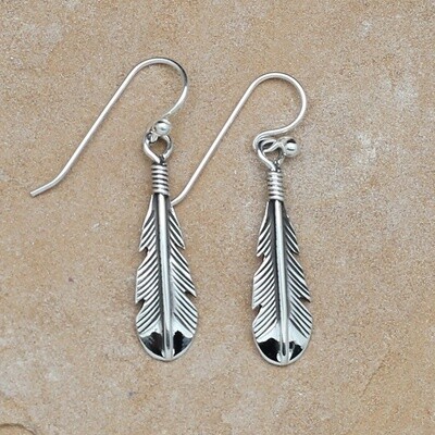Feather earrings