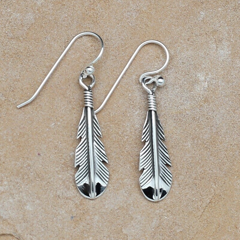 Feather earrings