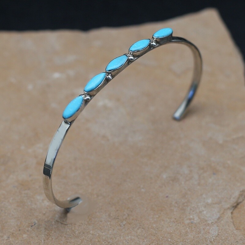 Thin Zuni Turquoise bracelet