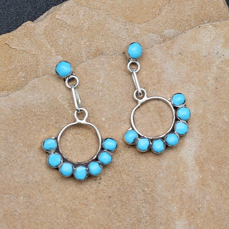 Dangle Zuni earrings-JM 264