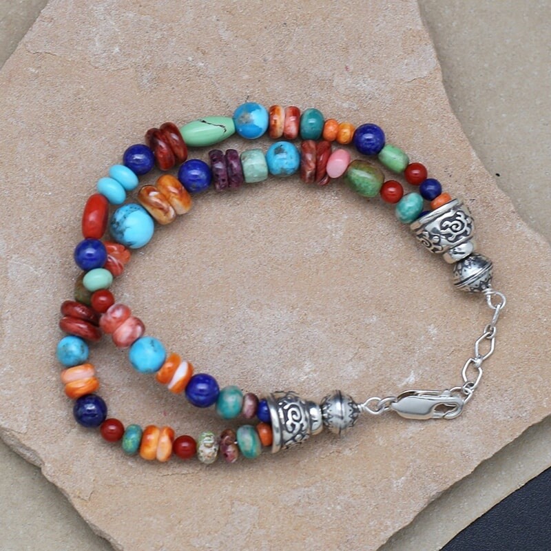 Double strand bead bracelet