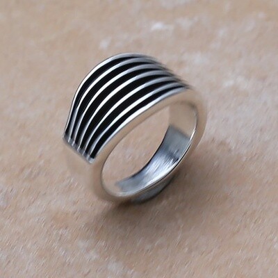 Six row channel design ring