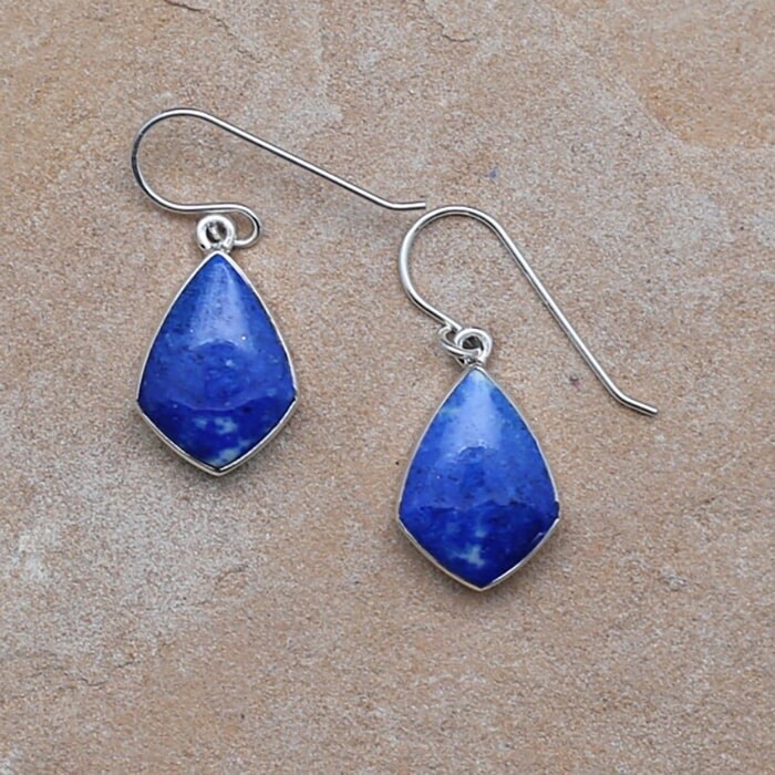 Dangle Lapis earrings-ANA 1532