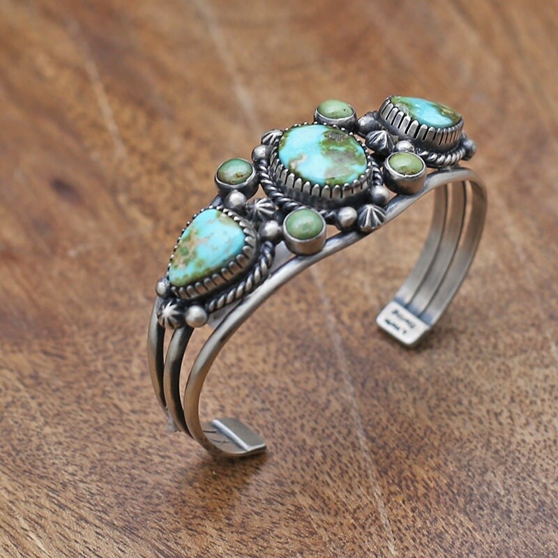 Sonoran gold turquoise bracelet-BC 1414