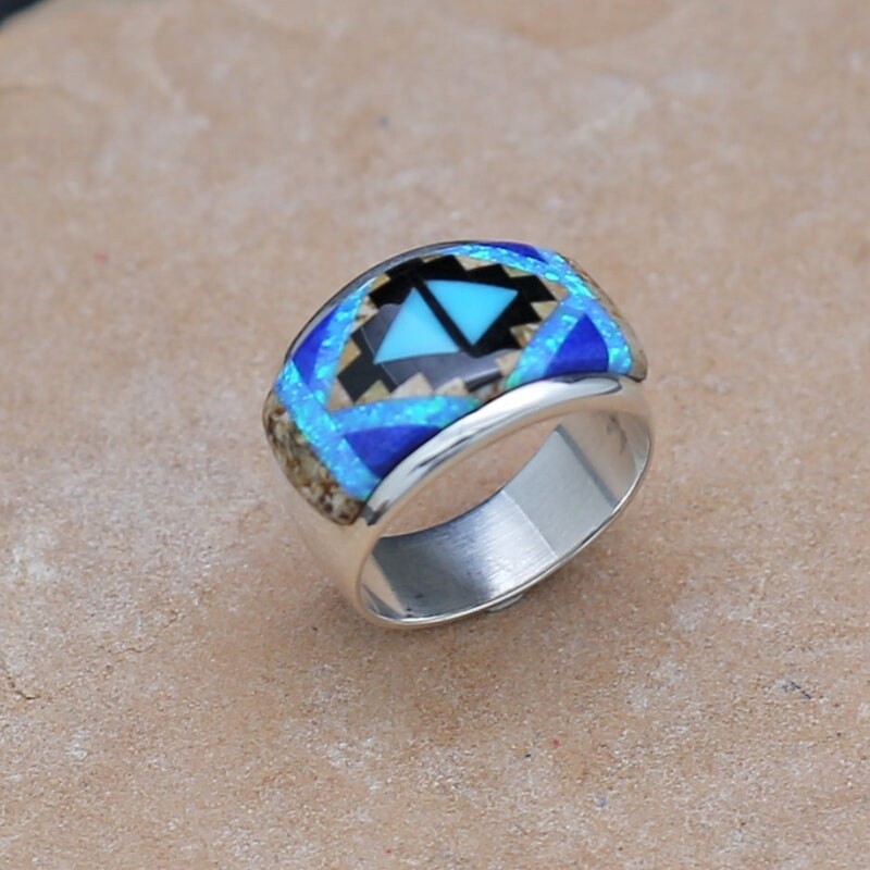 Large curved inlay ring- SR 2377