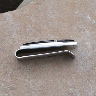 Money Clip with Night Sky inlay &amp; silver detials