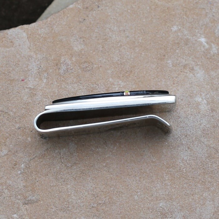 Money Clip with Night Sky inlay &amp; silver detials