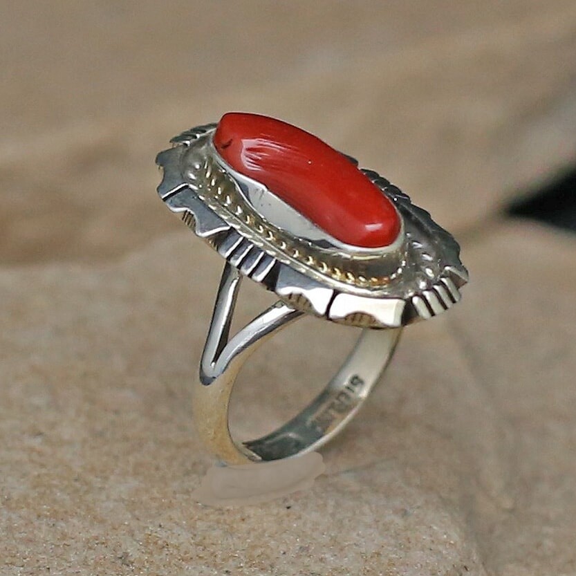 Branch Coral Ring- ana 1266
