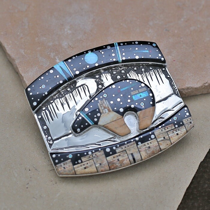 Bear Fetish design belt buckle