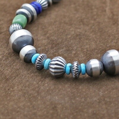 36" Multi-Color beaded necklace