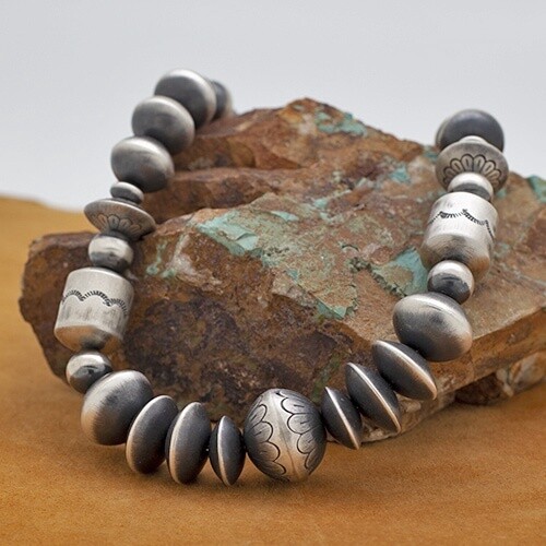 Rose Martin 20&quot; graduated Navajo Pearls- Bil 540