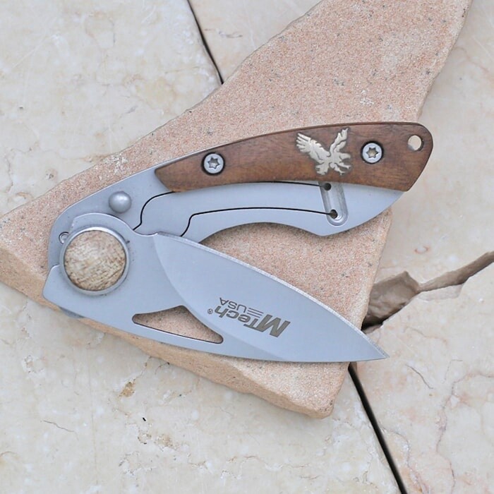 MINI folding knife with Eagle inlay-TG 137