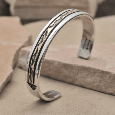 Marc Antia 3/8" bracelet - silver & 14kt gold