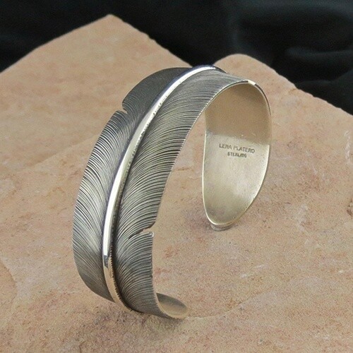 Jonathan Platero feather bracelet