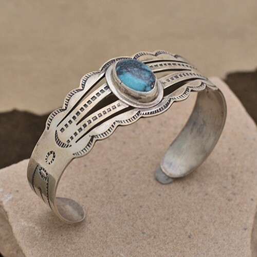 Bisbee 1960&#39;s turquoise bracelet