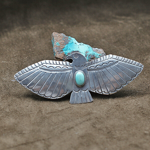 Vintage 1940's Thunderbird Pin