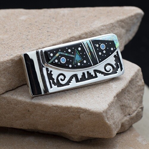 Money Clip with Night Sky inlay-MC 02N - (Duplicate Imported from WooCommerce)