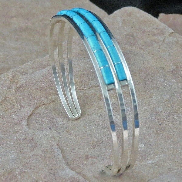 Zuni double row channel bracelet