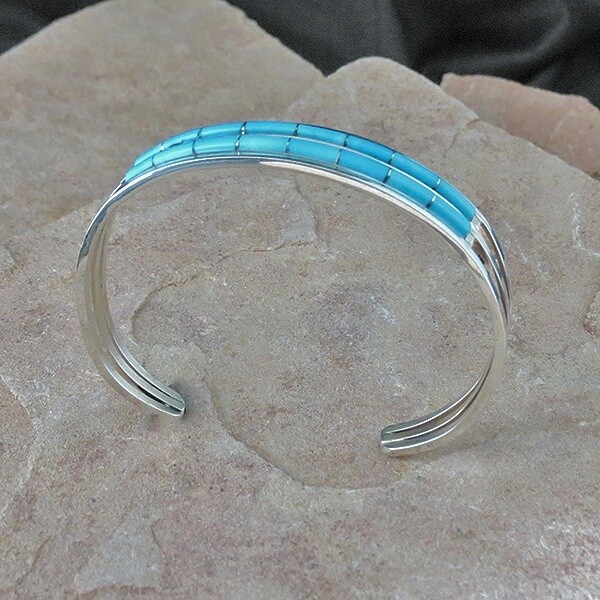 Zuni double row channel bracelet