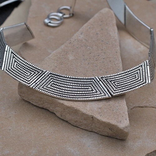 Basket Weave Choker by Elgin Tom