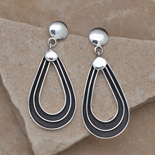 Tom Hawk large loop dangle earrings