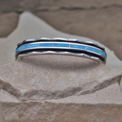 Larry Loretto channel inlay bracelet